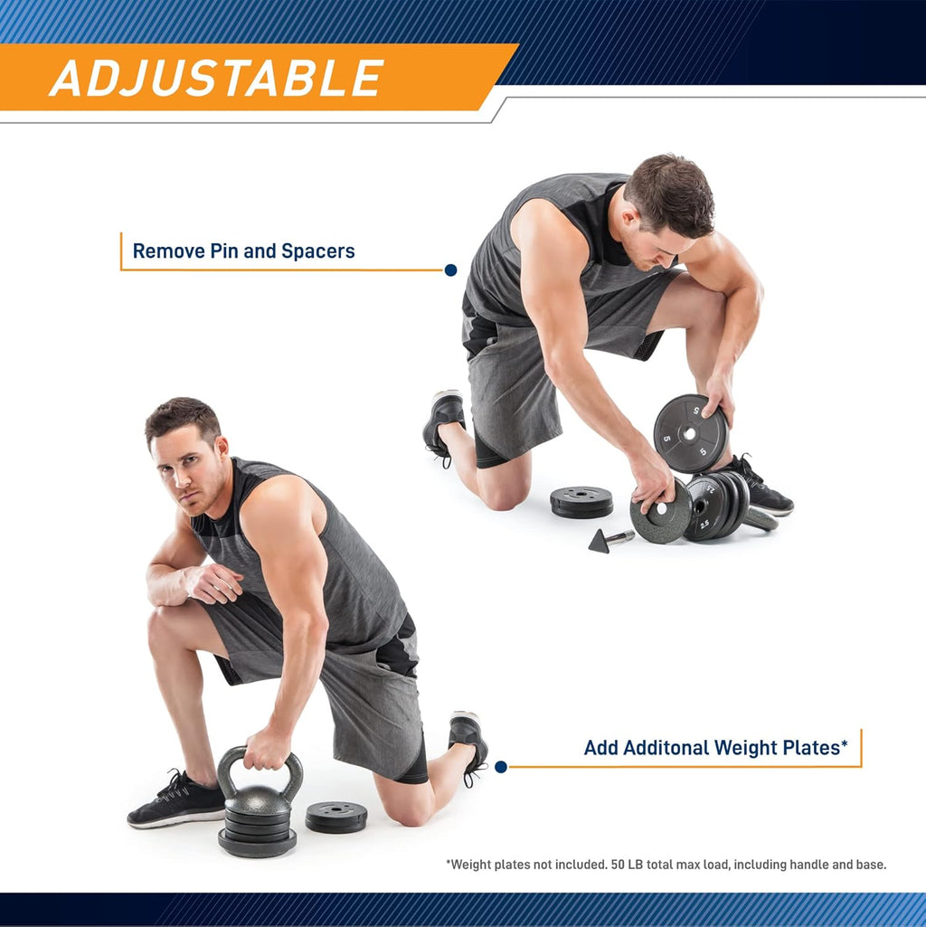 Zeneletics Adjustable Kettlebell with Quick-Lock System