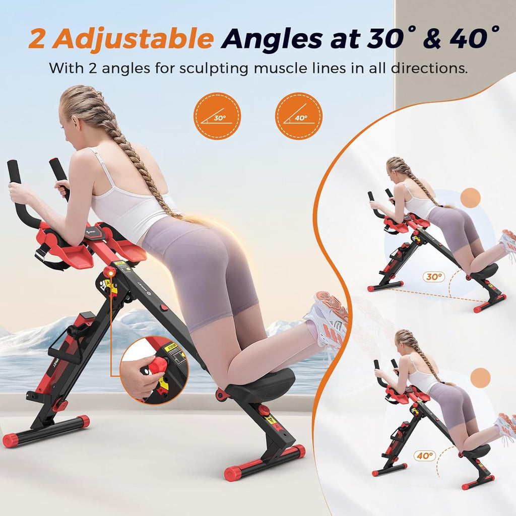 Zeneletics Compact Rowing Machine with Digital Monitor