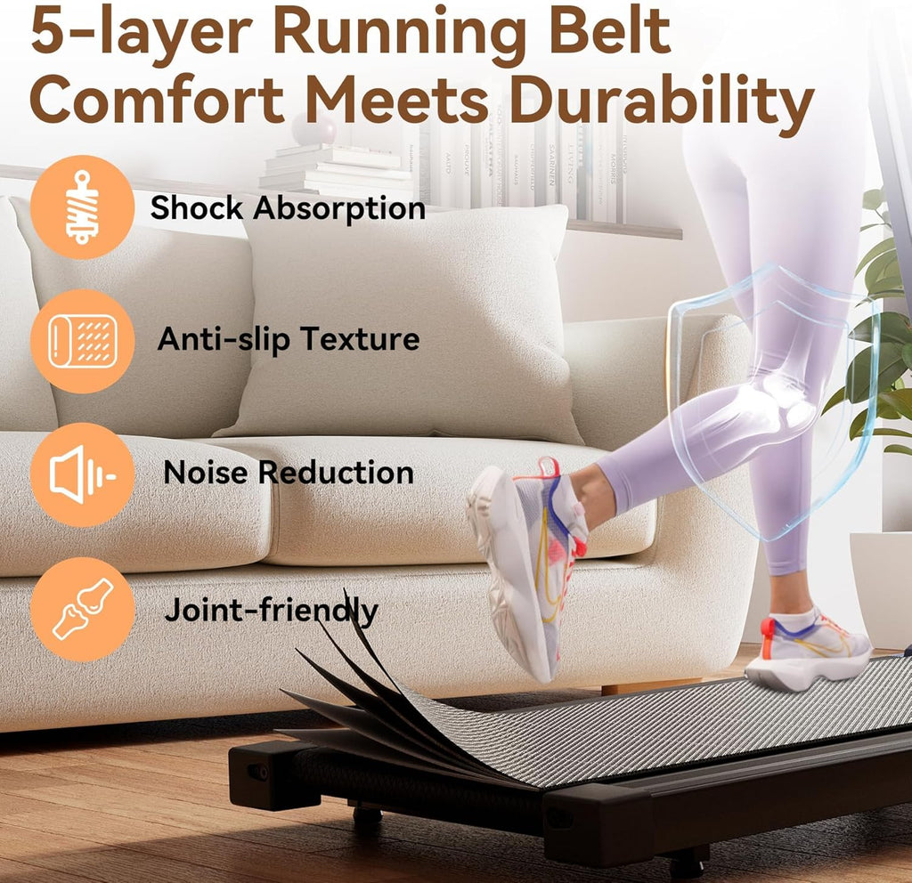Zeneletics Foldable Treadmill with Smart Console
