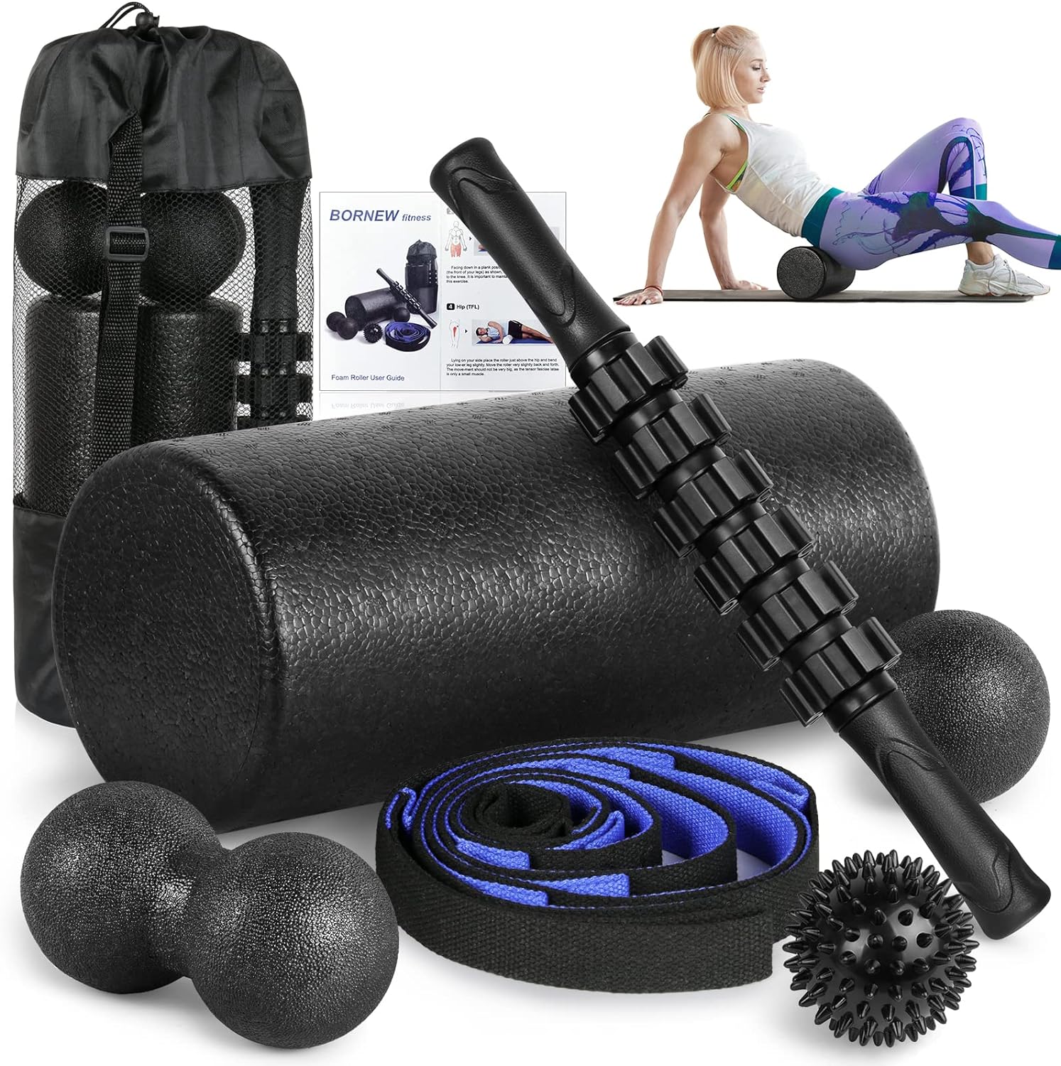 Zeneletics High-Density Foam Roller Set