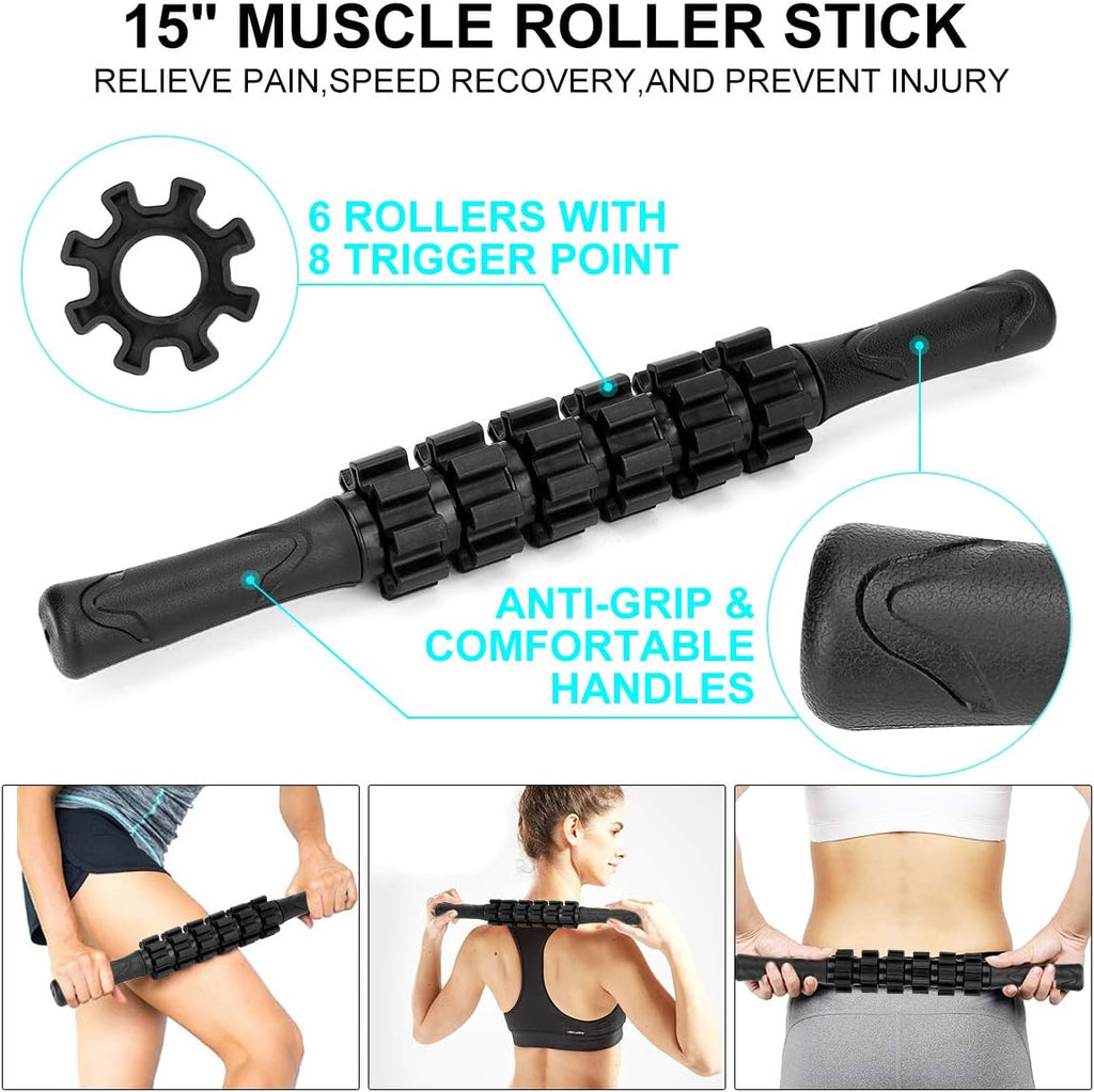 Zeneletics High-Density Foam Roller Set