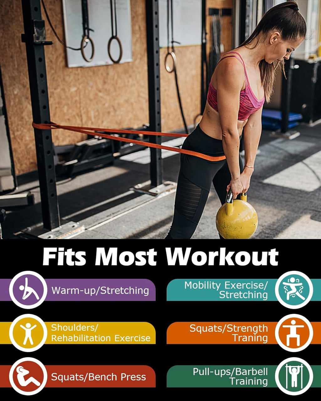 Zeneletics Resistance Band Set with Door Anchor