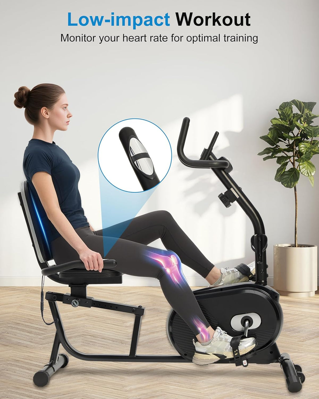 Zeneletics Smart Exercise Bike with Bluetooth Connectivity