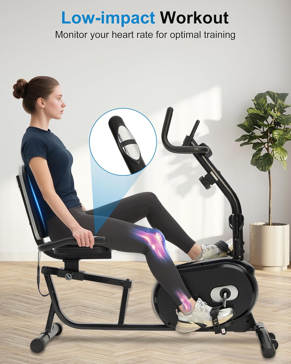 Zeneletics Smart Exercise Bike with Bluetooth Connectivity