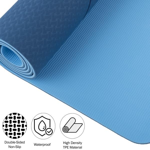 Zeneletics Premium Yoga Mat with Alignment Lines
