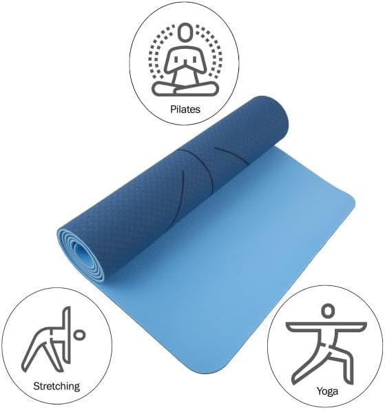 Zeneletics Premium Yoga Mat with Alignment Lines